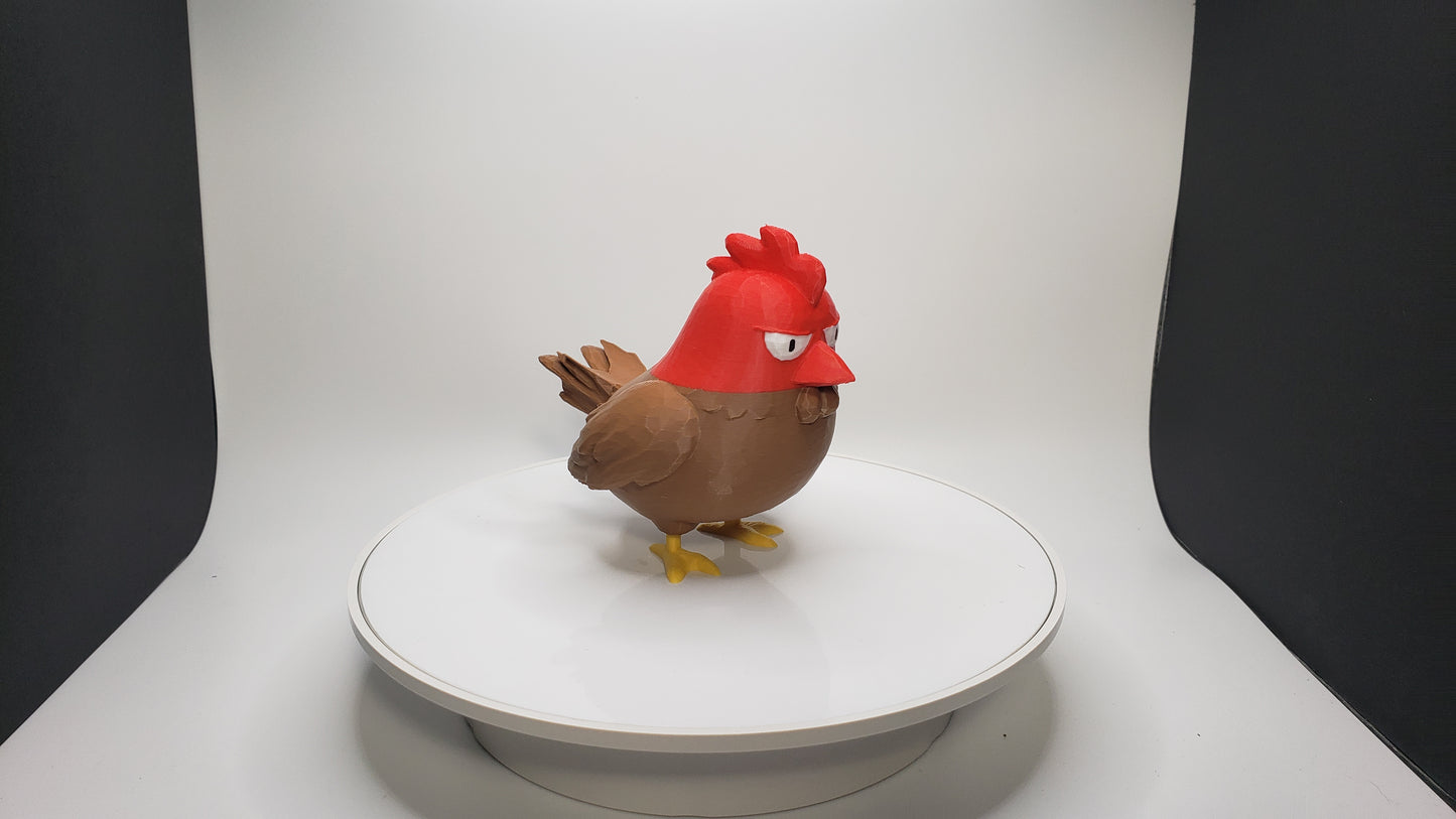 Grumpy Chicken Desk Toy - Office - Funny - Gag Gift