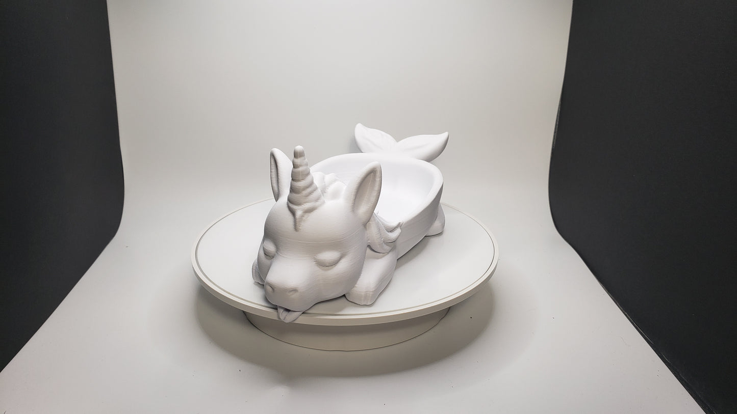 Cute Unicorn Mermaid Soap Dish - Bathroom Organization