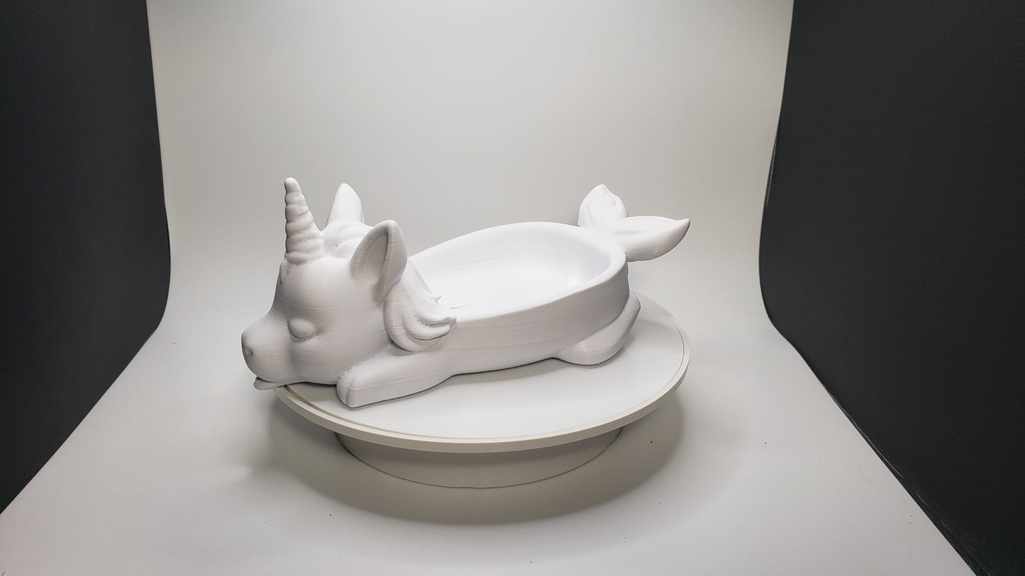 Cute Unicorn Mermaid Soap Dish - Bathroom Organization
