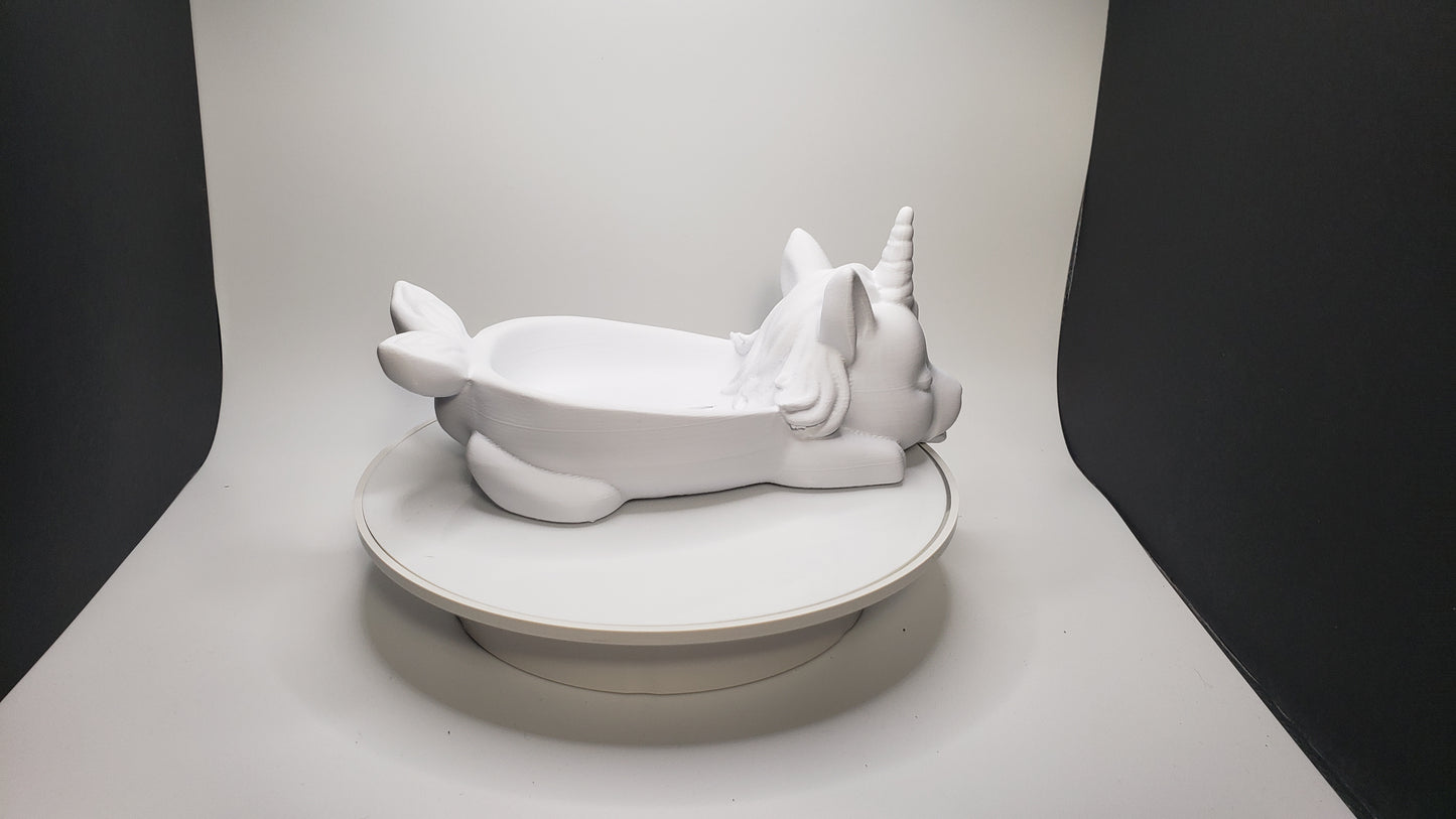 Cute Unicorn Mermaid Soap Dish - Bathroom Organization