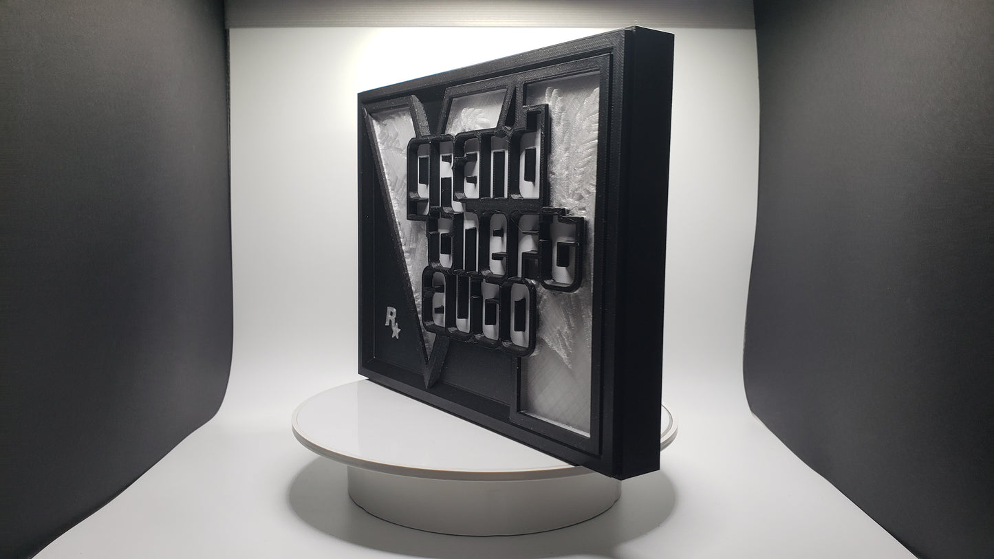Original Design, GTA6 LED Illuminated Lightbox - Wall Art