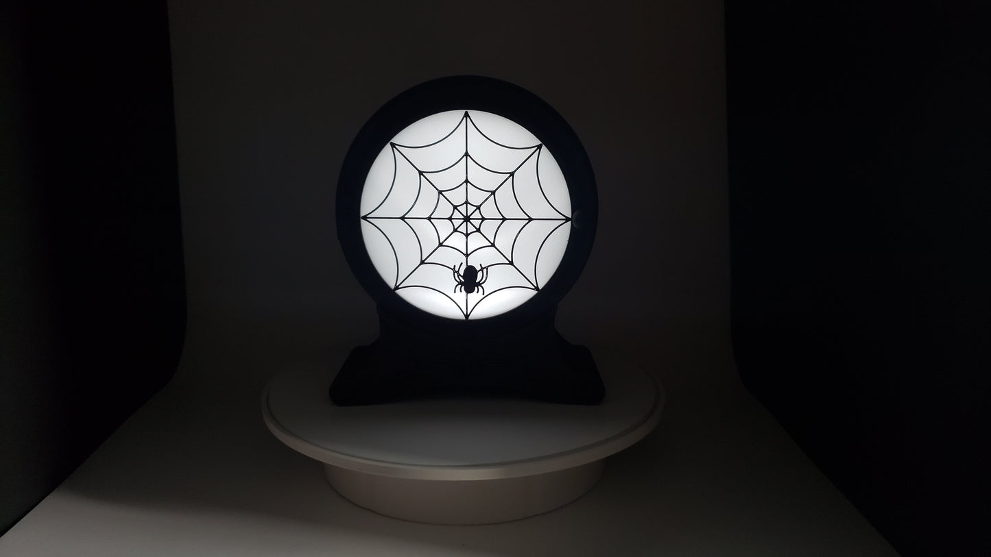 Halloween Scene Lightbox - Includes 3 Different Scenes - LED Illuminated