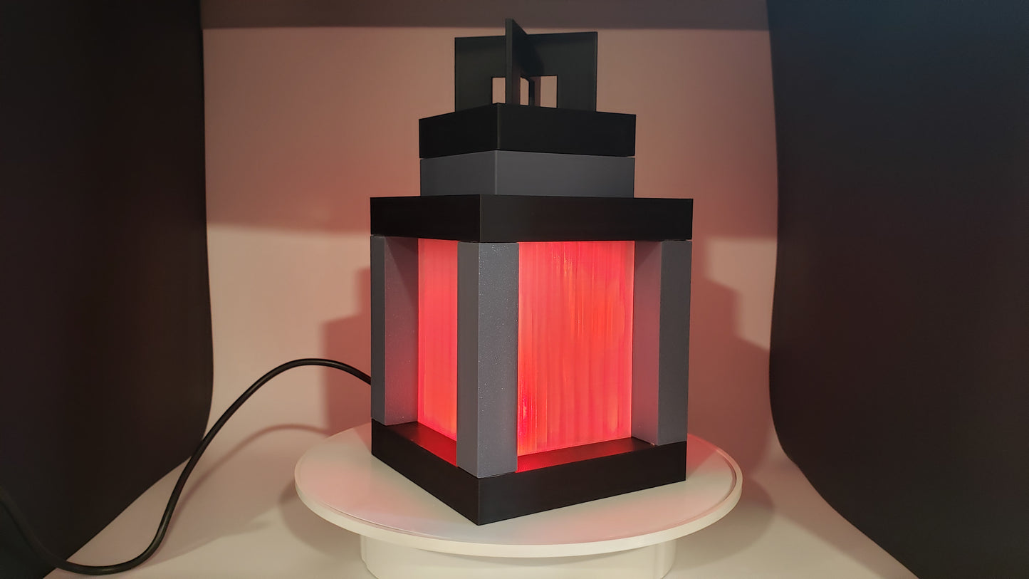 Glowing Minecraft Lantern - LED Illuminated