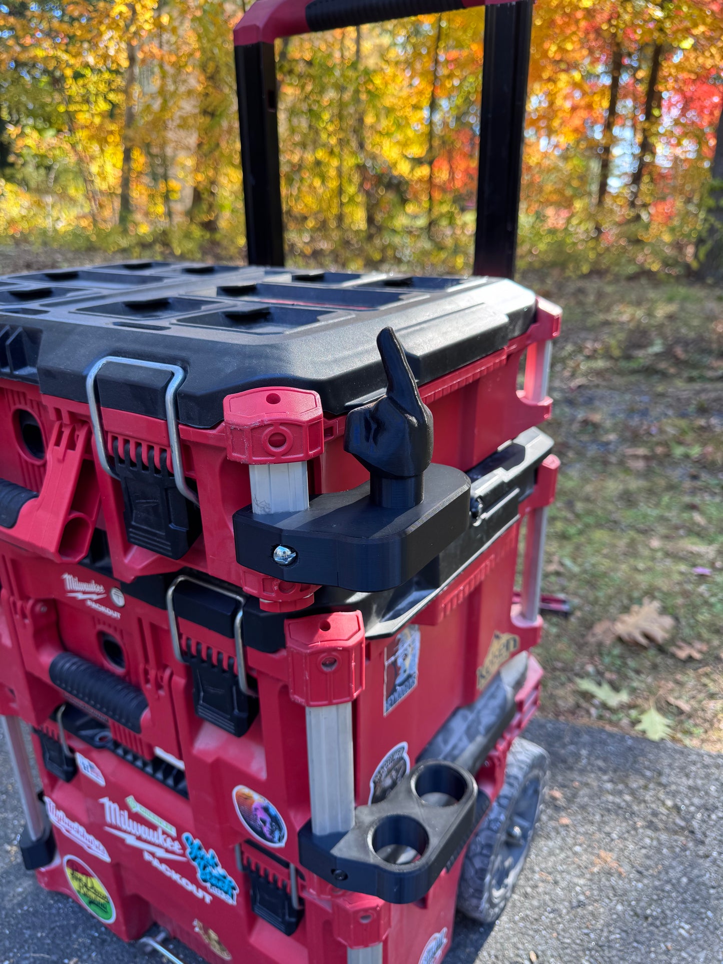 Middle Finger - Milwaukee Packout Rail Accessories