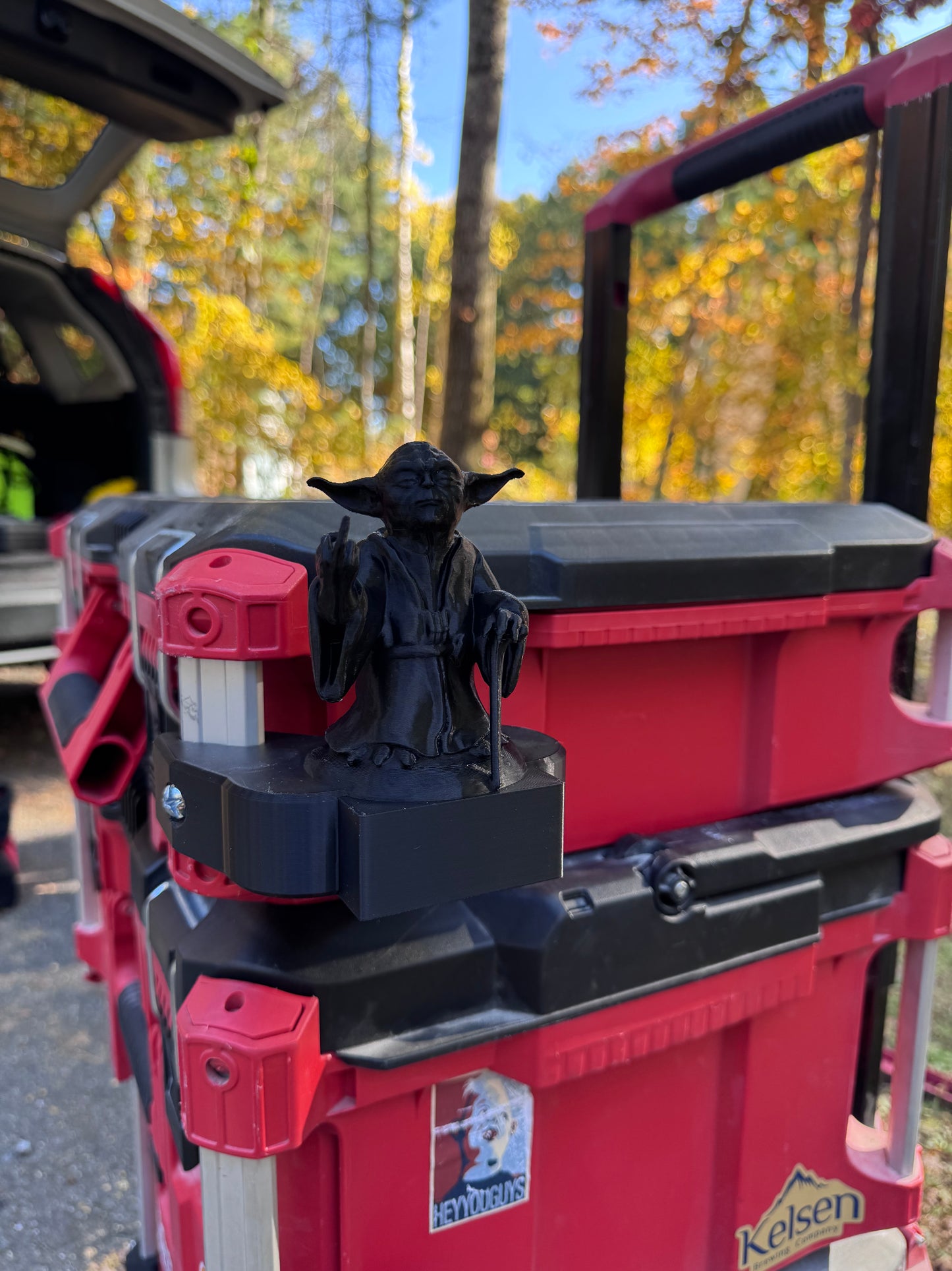 Yoda Middle Finger - Milwaukee Packout Rail Accessories