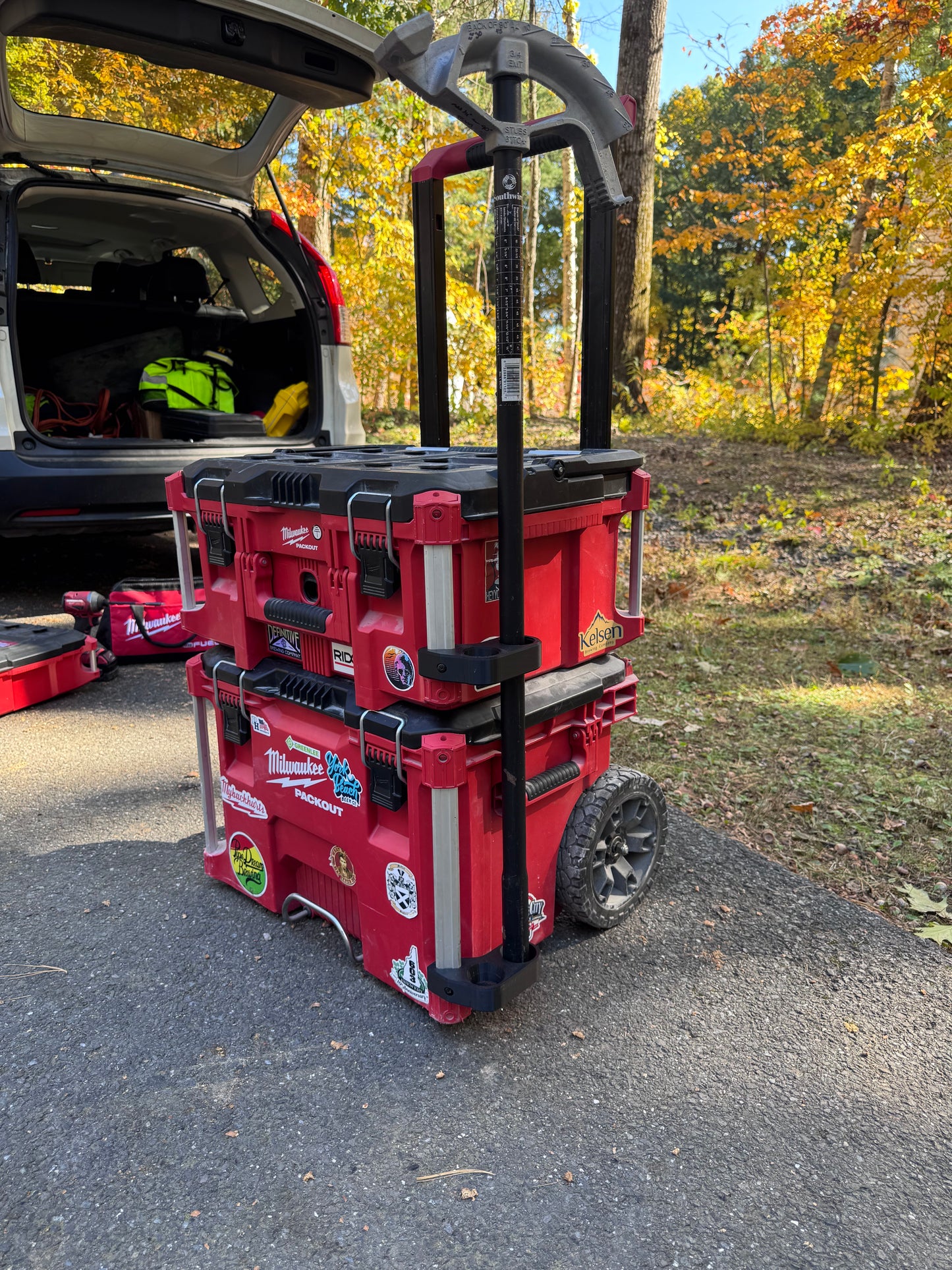 Pipe Bender Holder - Milwaukee Packout Rail Accessories