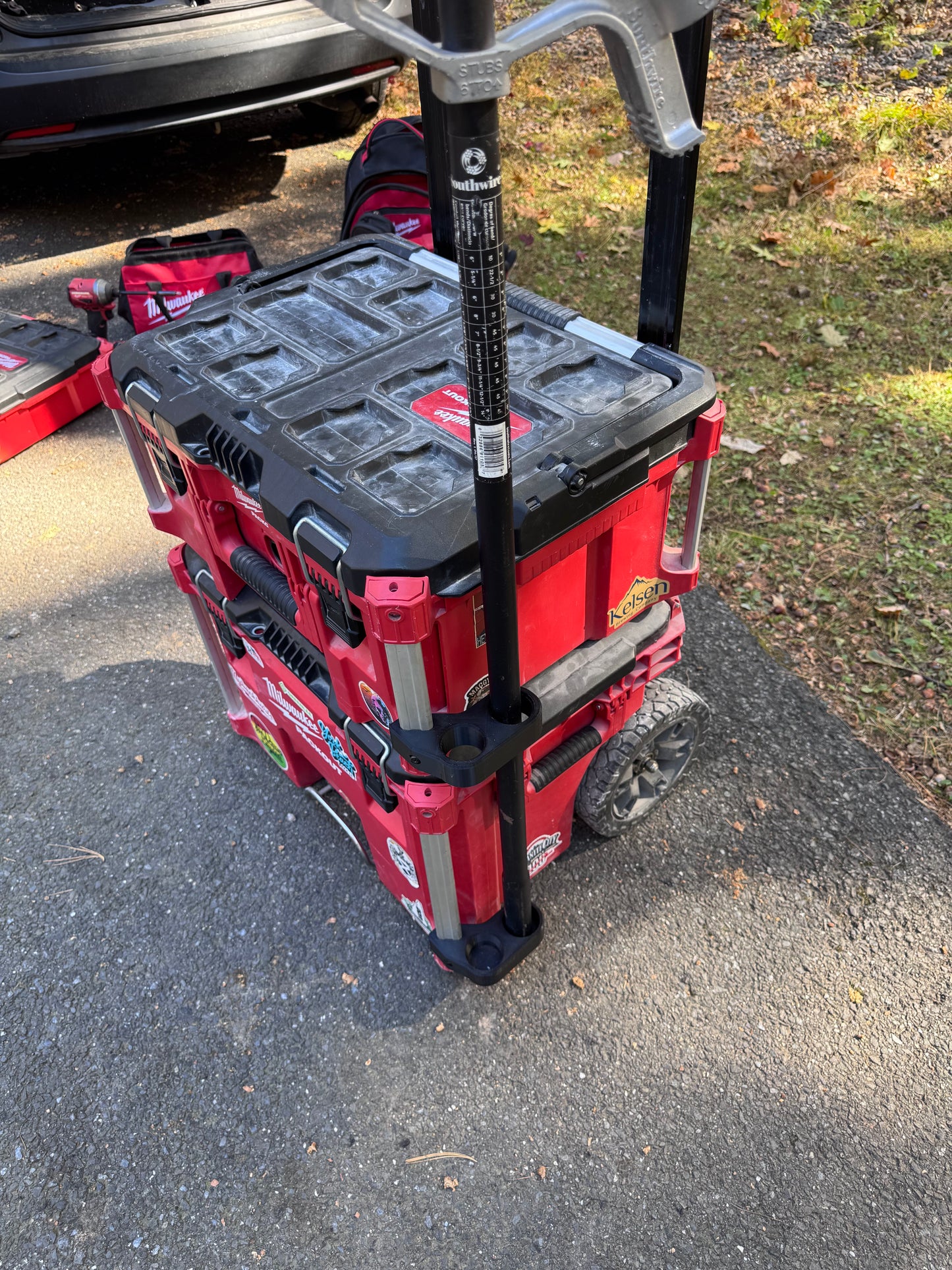 Pipe Bender Holder - Milwaukee Packout Rail Accessories