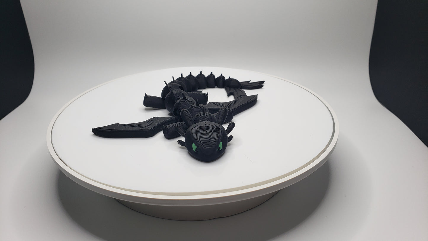 Flexible Toothless Dragon Model