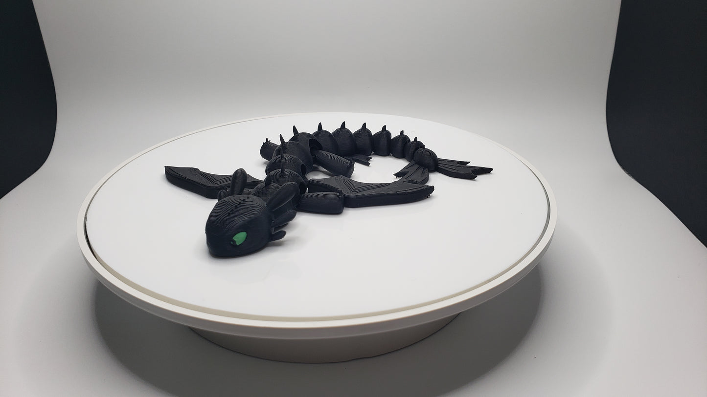 Flexible Toothless Dragon Model