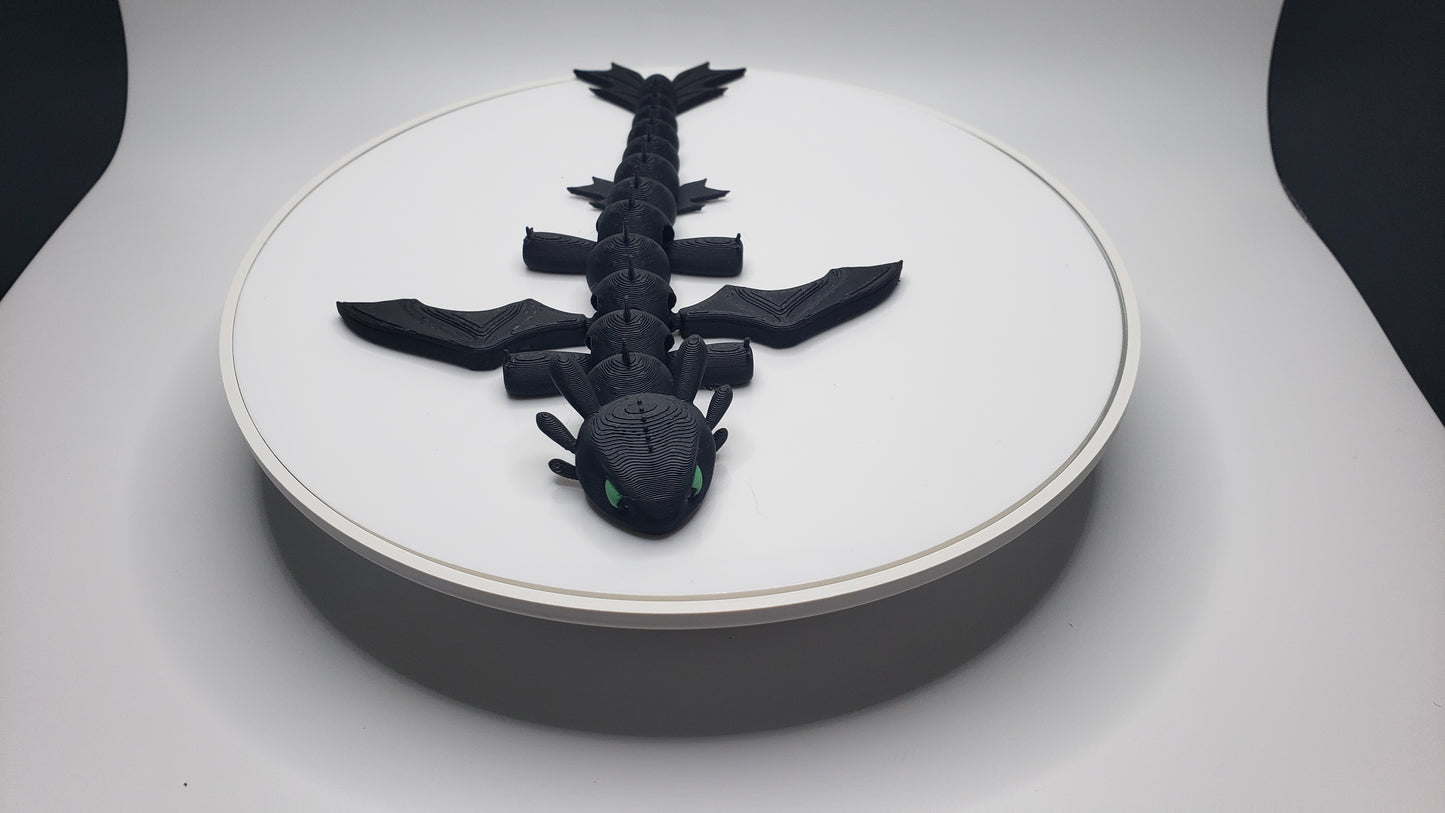 Flexible Toothless Dragon Model