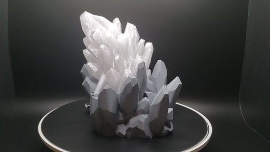 Elegant Crystal Lamp - LED Illuminated
