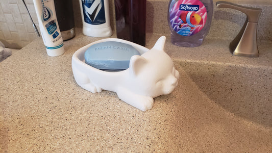 Cute Cat Soap Dish - Bathroom Organization