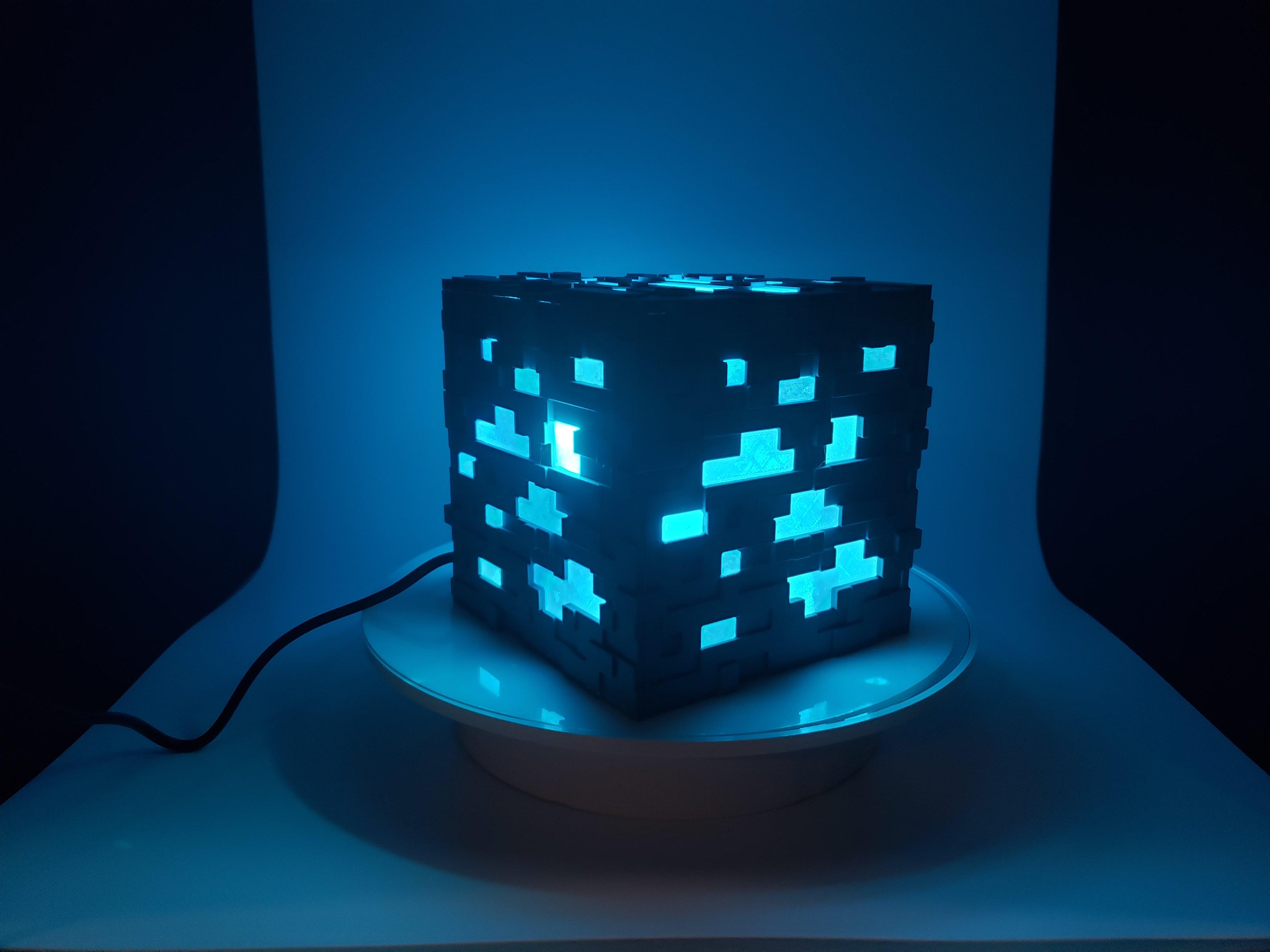 Glowing Minecraft Ore Lamp - LED Illuminated – SGM Design Lab