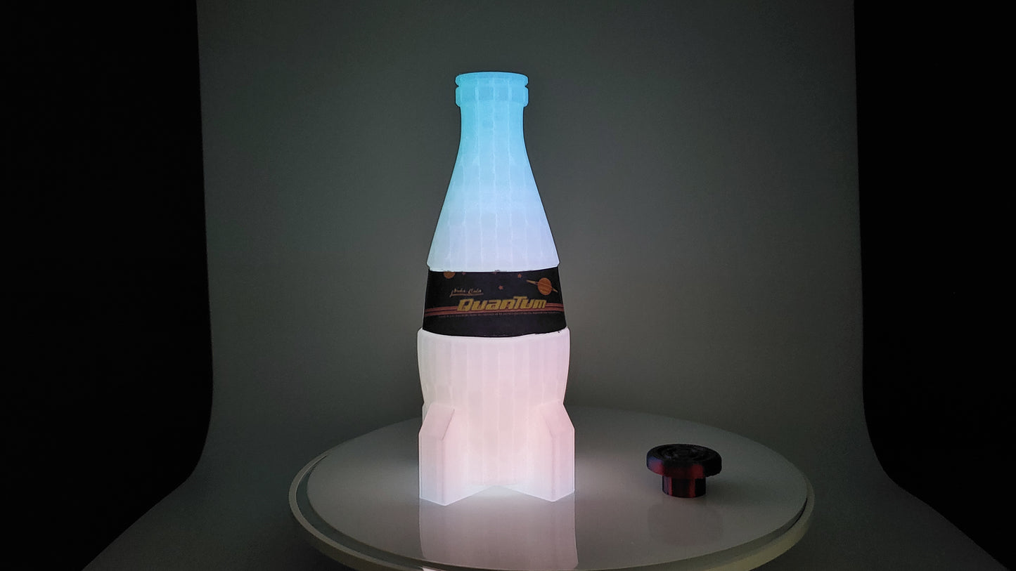 Glowing Nuka Cola Quantum Bottle