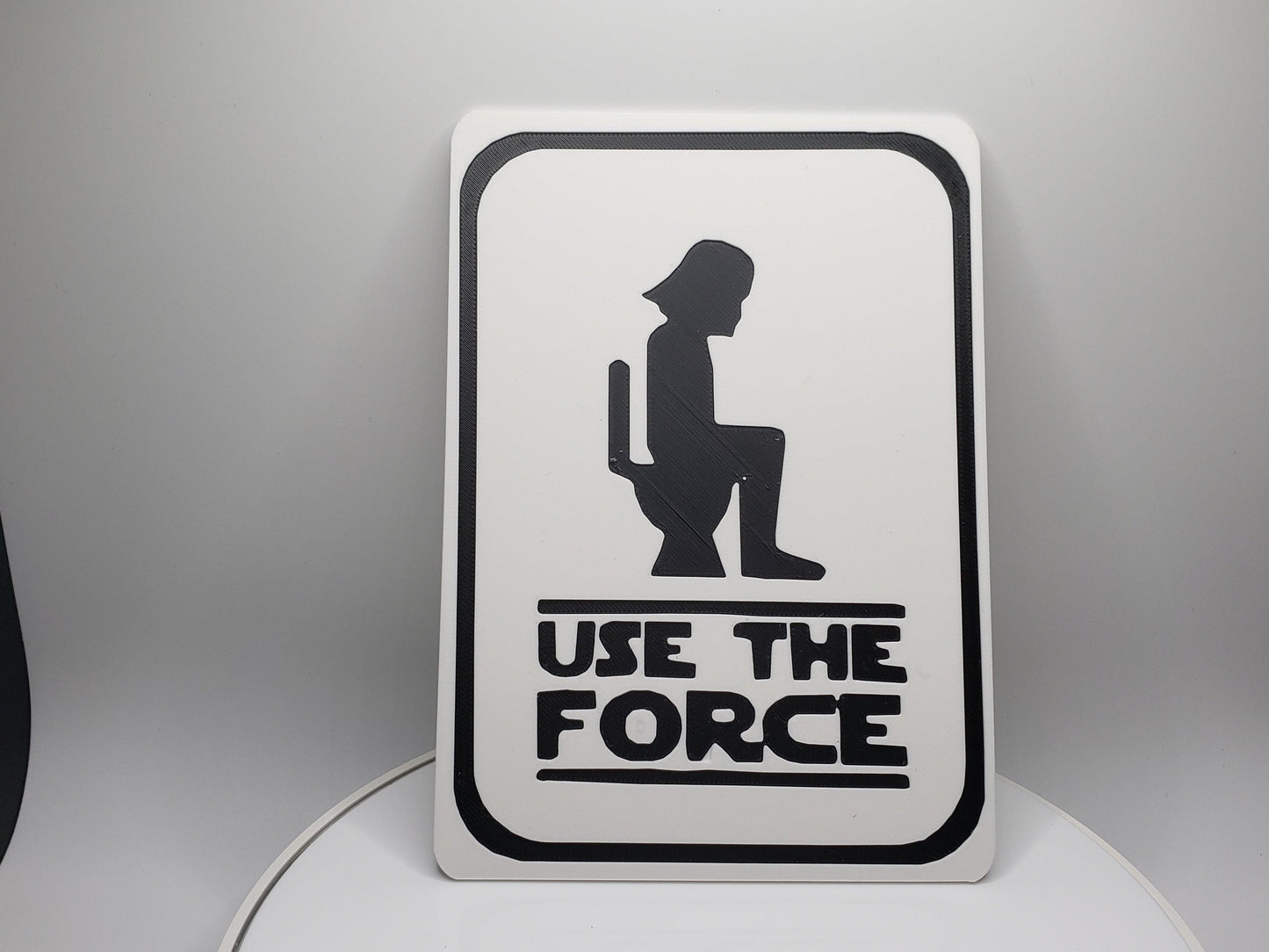 Use The Force - Bathroom Sign - SGM Design Lab